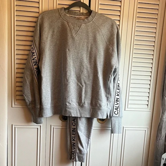 Calvin Klein Light Gray Sweatsuit - Picture 1 of 10